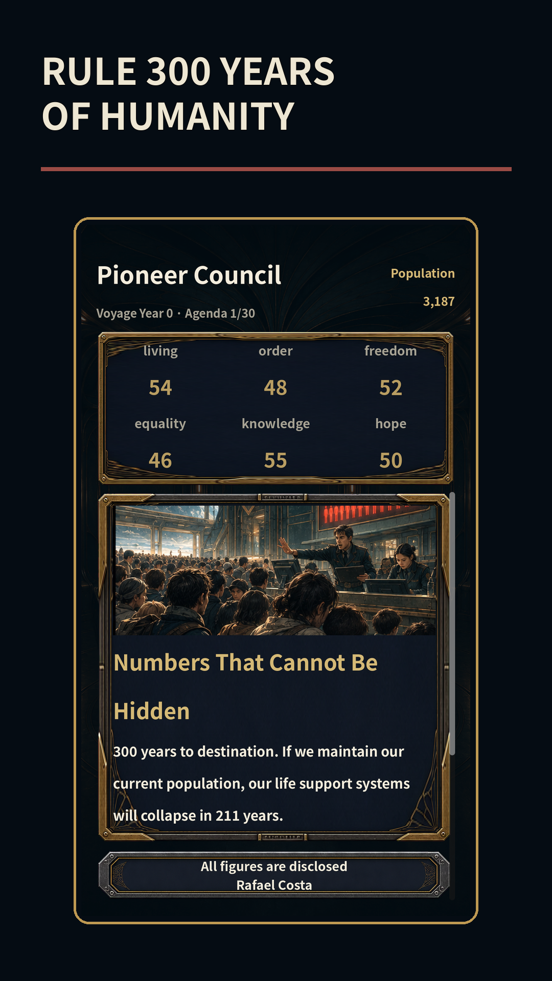 DECERNUM council decision screen