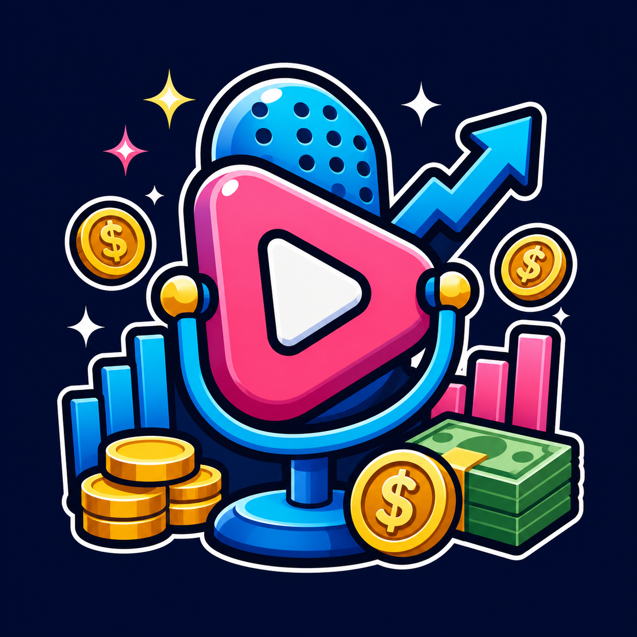 Zero to Streamer: Rich Tycoon app icon